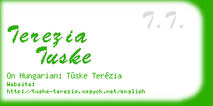 terezia tuske business card